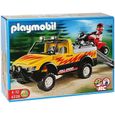 Playmobil - 4228 - Pick-up et quad de course rouge-0