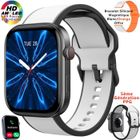 Montre Connectée XtraDiTech Appel AMOLED 1,99 Couronne Numérique 5ème PPG VFC Cardiofréquencemètre 3ATM Autonomie 12J Noir-Blanc