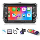 Hikity 4G + 64G 7pouces Android 15 Autoradio pour VW Golf 5 6 Touran Polo avce CarPlay sans fil Android Auto GPS Caméra de recul