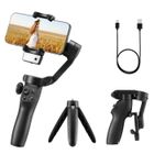 Stabilisateur 3 Axes Pour Smartphone Avec Trépied Et Lumière - Suivi Du Visage, Contrôle Gestuel - Pour Vidéos, Vlogs - 5