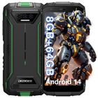 Telephone portable DOOGEE S41T Robuste Smartphone 8+64Go 5.5" 6300mAh Android 13 Carte T-Flash jusqu'à 1TB Double SIM NFC - Vert