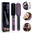 PDZZZD Brosse Lissante Chauffante pour Lisser et Boucles 30 RéGlages de TempéRature, Brosse Coiffante Anti-échaudage+Chauffage Rapide