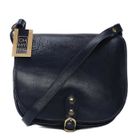 OH MY BAG Sac à main femme cuir souple - Modèle Verlaine (petit modele) bleu foncé