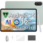 Blackview x Gemini AI 2.0 MEGA 2 WiFi Tablette 12" 90Hz, RAM 36 Go ROM 256 Go/SD 2 To,Android 15 WiFi 6, 9000mAh PC 2.0 - Vert