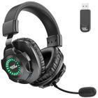 SUPERTECH Casque Gamer sans Fil - REDSTORM - Wireless 2.4G - LED RGB - Micro Anti-Bruit - Son Stéréo 7.1