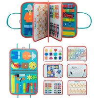 Planche d'apprentissage sensoriel Montessori pour enfants d'âge préscolaire, jouets éducatifs pour bébés