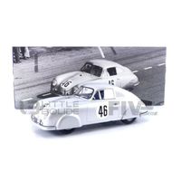 Voiture Miniature de Collection - WERK 83 1/18 - PORSCHE 356 SL - Winner Le Mans 1951 - Silver - W18009001