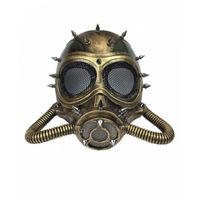 Masque à Gaz Nautilus Steampunk - GENIAL Cosplay Accessoires de costume - Jaune