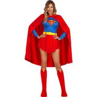 Déguisement Supergirl femme - DC Comics - Funidelia - Rouge - Accessoires inclus