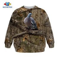sweatshirt homme, SONSPEE-sweat-shirt Camouflage, chasse, sanglier imprimé 3D pour enfants, tenue de rue, sweat-shirt à capuche, su