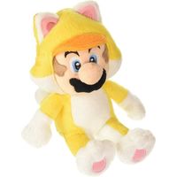 Super Mario Bros 22 cm Official Sanei Mario 3D World Cat Mario Plush Toy [import anglais]