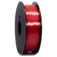 Filament PLA soyeux rouge WANHAO - 1.75mm, 1kg pour imprimante 3D