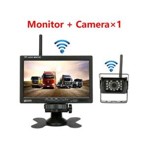 Écran LCD Rétroviseur 7 Pouces HD - Moniteur Voiture Universel Avec Caméra De Recul Auto