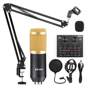 MICROPHONE kits noir or 2 - Microphone karaoké à condensateur