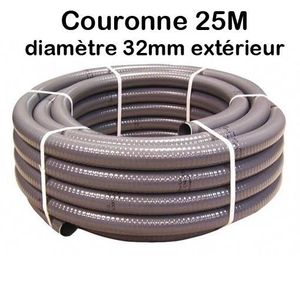 rouleau de 20m well2wellness Tuyau Flexible pour piscine PVC 40 mm /PVC adhésive 40 mm 