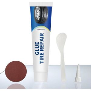 Colle Pour Pneus Voiture - 120ml, Réparation Caoutchouc, Imperméable, Résistante Températures