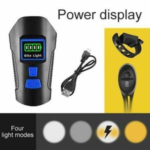 USB Rechargeable LED Phare Lumi/ère de Devant Imperm/éable Lumi/ère de Bicyclette Lampe de Poche 3 Modes de Lumi/ères pour en Marchant Urgence S/écurit/é /à V/élo WOTUMEO Eclairage Avant V/élo