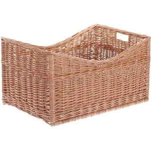 Creative Home Panier de Rangement en Osier, 40x30x24cm, Boite Rangement  Osier, Panier Osier Rangement Salle de Bain, Corbeille, Paniere Maison