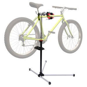 Pied d'atelier pour vélo 30kg max. Trépied Réparation Acier Hauteur  ajustable