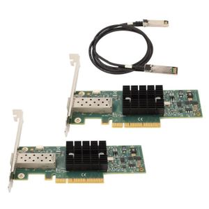 10Gtek® Carte Reseau 10GbE PCIE pour Intel X540-T2 - X540 Chip