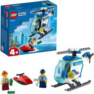 ASSEMBLAGE CONSTRUCTION LEGO 60275 City Police LHelicoptere de la Police, Minifigures Policier et Voleuse, Idees Cadeau Jouet Fille et Garcon +4 Ans