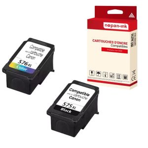 Lot De 20 Cartouches D'Encre Compatibles Canon - Série C-550/551 - Noir, Cyan, Magenta, Jaune