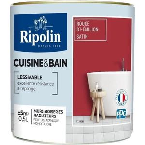 PEINTURE - VERNIS RIPOLIN CUISINE ET BAIN 0,5L
