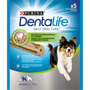 FRIANDISE PURINA DENTALIFE Medium Bâtonnets à mâcher - Hygiène bucco-dentaire - Pour chien de taille moyenne - 115 g