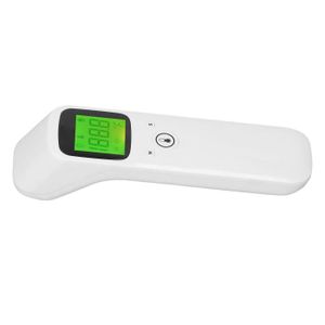 THERMOMÈTRE BÉBÉ Qiilu thermomètre pour bébé Thermomètre frontal blanc grand écran mémoire fonction portable infrarouge bébé adultes deco lit