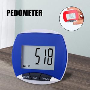 Mothinessto podomètre 3D Podomètre de marche à pince à mémoire  multifonctionnelle, compteur de pas pour les sport minuteur Noir -  Cdiscount Sport