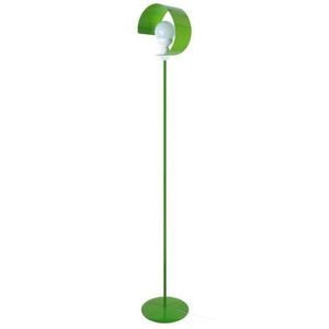 LAMPADAIRE LUNE ONE-Lampadaire géométrique métal  blanc,vert 