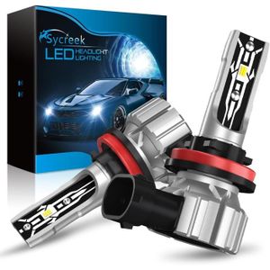AMPOULE - LED Ampoule H11 H8 H9 Led Phare Pour Voiture Et Moto,6