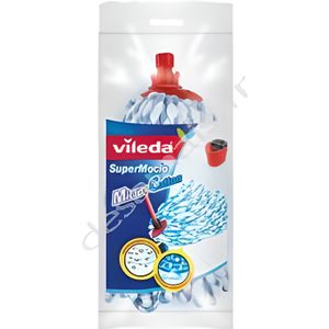 Vileda VIL128263 Recharge Soft pour Balai à Franges Supermocio Multicolore  - Accessoires de nettoyage - Achat & prix
