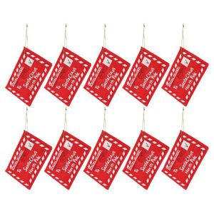 ENVELOPPE VINGVO Enveloppes rouges de Noël Lot de 10 Envelop