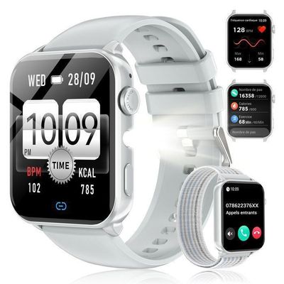 Avis / test - Montre Connectée Homme Femme Smartwatch IOWODO R3PRO Montre Sport bluetooth 1,5- Étanche 5ATM Compatible Android et iOS ROSE - IOWODO - Prix