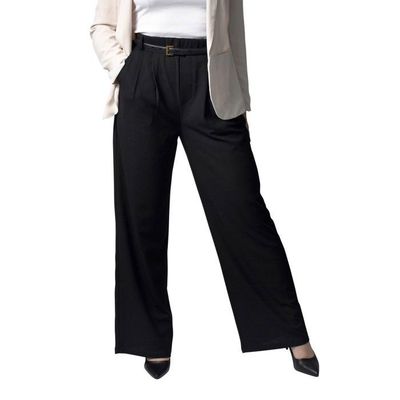 pantalon cigarette 7/8ème blanc femme Women's Grey Flannel Tailored Pants
