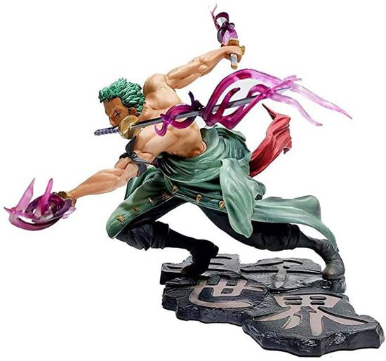 REOZIGN Figurine d'action Roronoa Zoro, Figurine Yama Zoro 22 cm/8,7