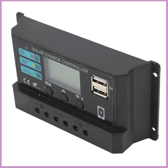 TMISHION contrôleur solaire PWM Contrôleur solaire de batterie Contrôleur au lithium Fonction de TMISHION contrôleur solaire PWM Contrôleur solaire de batterie Contrôleur au lithium Fonction de