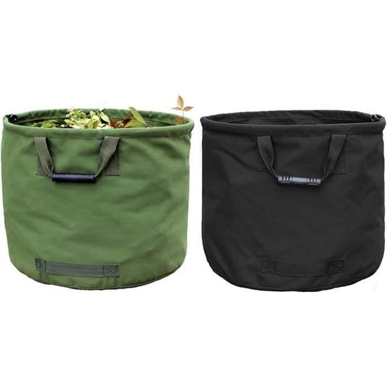 Sacs à Déchets Verts En Papier 30 Gallons - Paquet De 5 - Marque Ampac Garbax - Pour Feuilles, Herbe, Déchets De Jardin - Fabriqués Aux USA