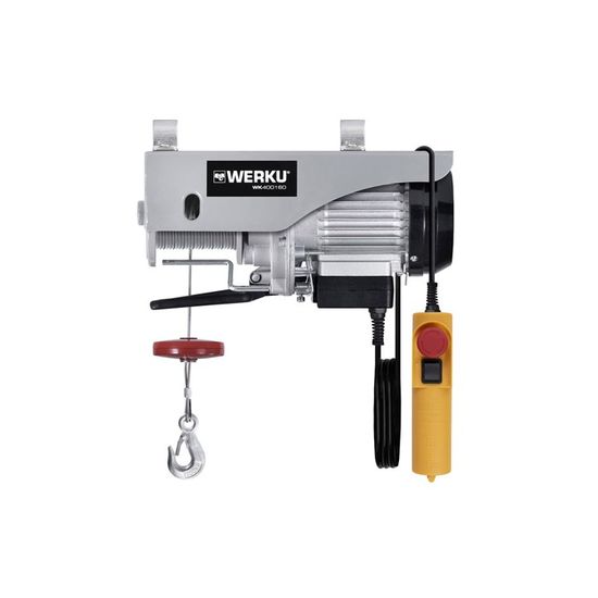 Palan à câble 100/200 Kg WERKU (450W) - Cdiscount Bricolage