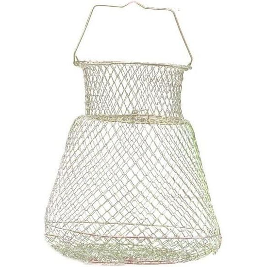 Grand panier en treillis métallique pour le stockage des couverts, des fruits et