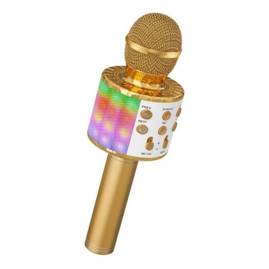 Micro Karaoké, Microphone Karaoké sans Fil Bluetooth pour Enfants Chanter  Jouet Fille 3 4 5 6 7 8 9 10 12 Ans Micro Enfant Cadea134