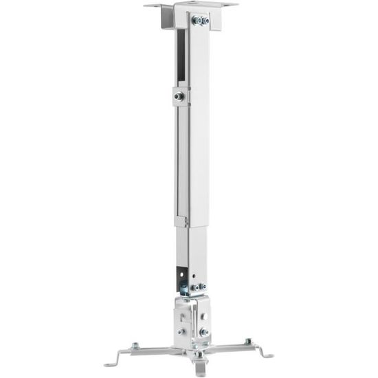 BaotyJie Support Plafond Projecteur/Caméra – Hauteur Réglable 40-80 Cm, Plateau 31×22 Cm