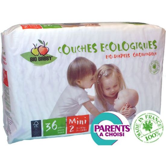 Couches bio jetables, Mini 36 kg Cdiscount Puériculture & Eveil bébé