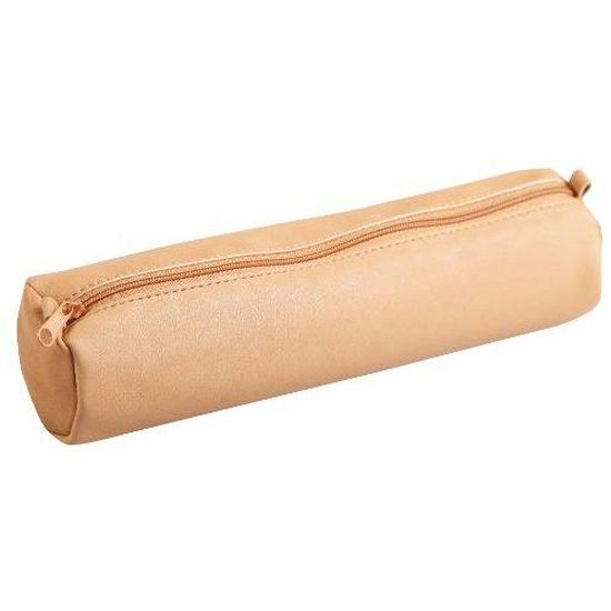Clairefontaine 8070C Trousse ronde 6 x 22 cm Beige Beige - Cdiscount  Bagagerie - Maroquinerie