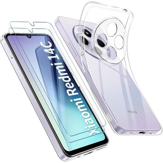 Coque Silicone Transparente Pour Honor X6B Avec 2 Verres Trempés - Protection Complète Anti-rayures - 8