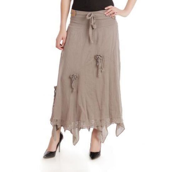 jupe longue froufrou