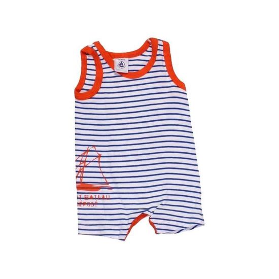 Combinaison Courte Bebe Garcon Petit Bateau 3 Mois Marron Ete Marron Marron Cdiscount Pret A Porter