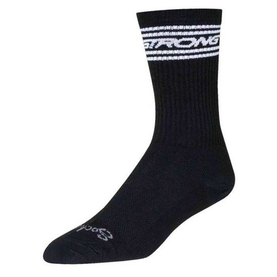 SockGuy Crew Stay Strong 2 Chaussettes de cyclismecourse à pied 15 cm