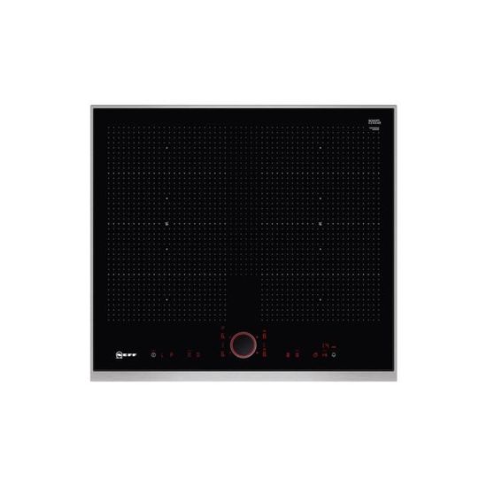 Neff plaque de cuisson à induction 61cm 4 feux 7400w noir t66ts61n0